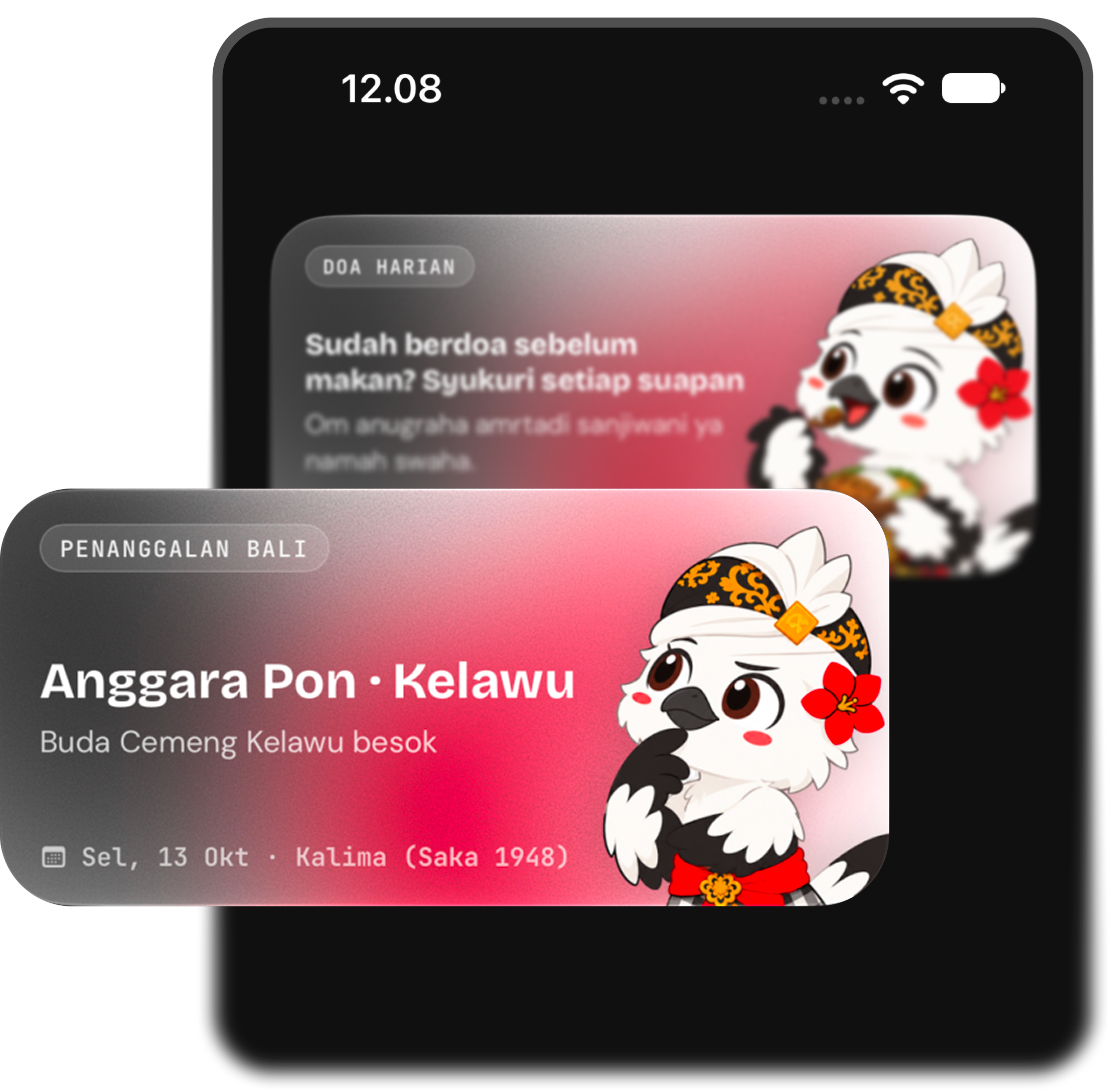 Widget Kalender Bali iOS